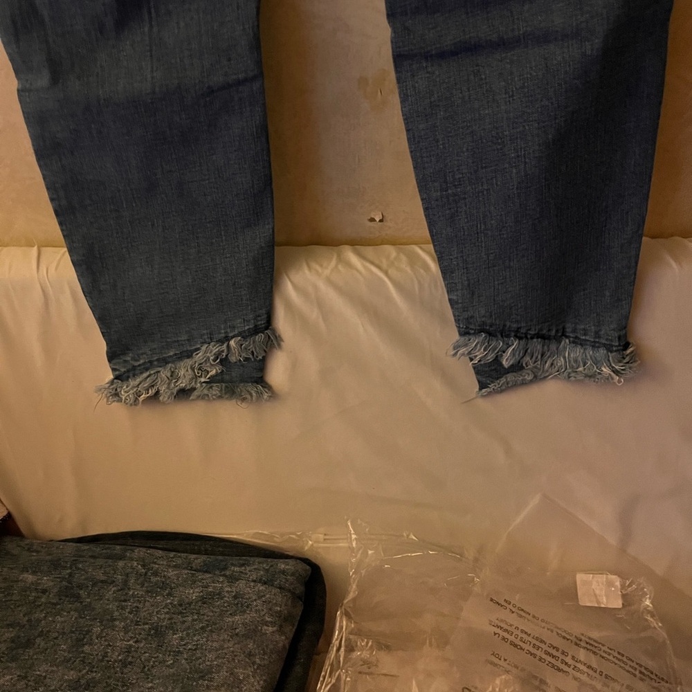 Kancan Mid-Rise Ankle Skinny Blue Jeans - Picture 9 of 9
